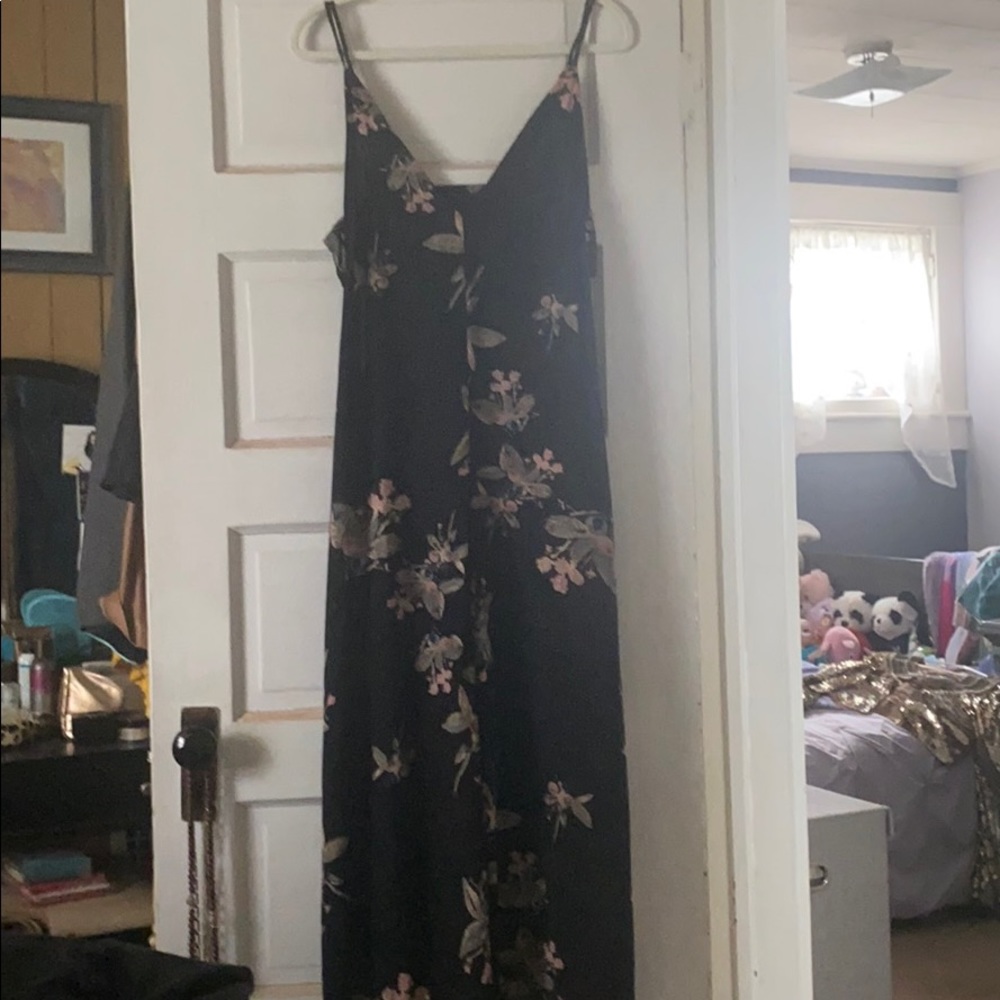 Free People Floral Jumpsuit